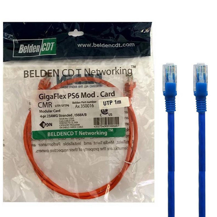 کابل شبکه 1 متری Cat6 مدل Belden