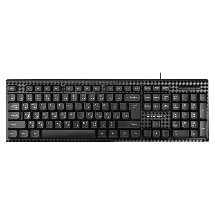 صفحه کلید سیم دار میتسوشیدا مدل KC-119