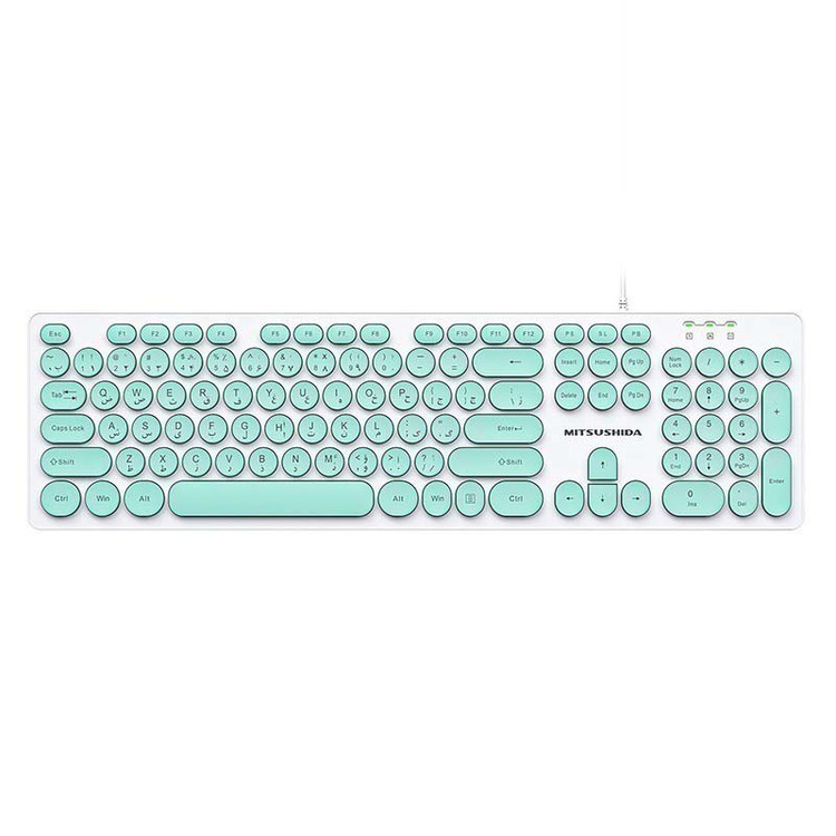 صفحه کلید سیم دار میتسوشیدا مدل KC-AN400