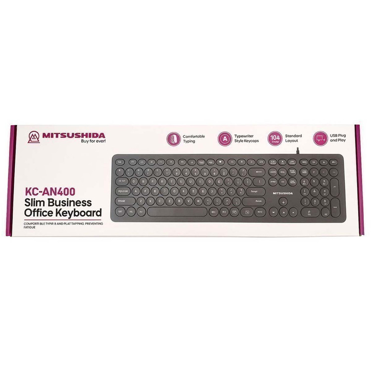 صفحه کلید سیم دار میتسوشیدا مدل KC-AN400