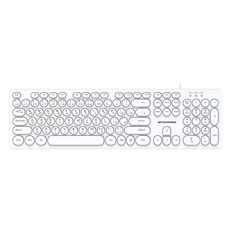 صفحه کلید سیم دار میتسوشیدا مدل KC-AN400
