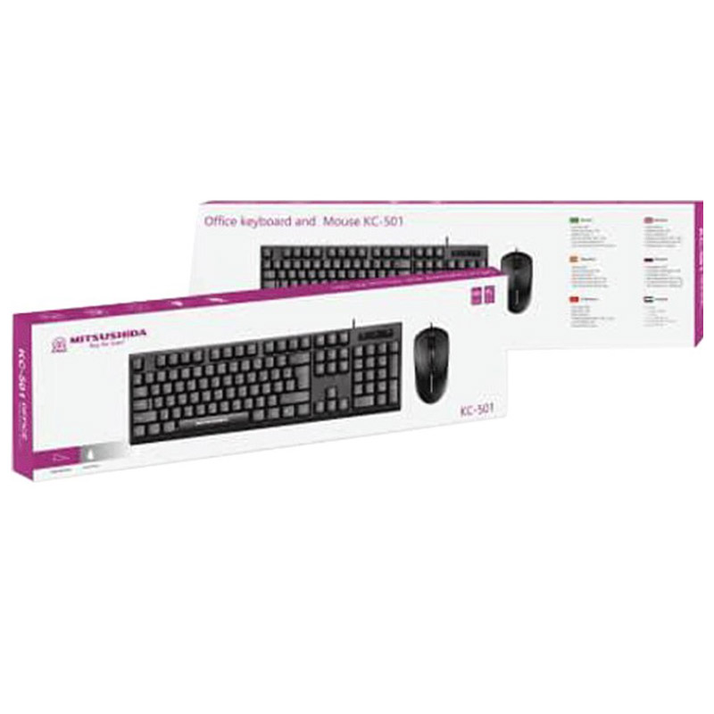 صفحه کلید و ماوس بی سیم میتسوشیدا مدل KC-AN500
