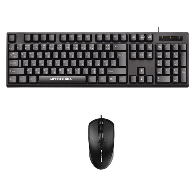 صفحه کلید و ماوس بی سیم میتسوشیدا مدل KC-AN500