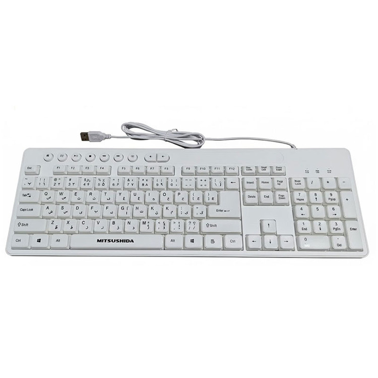 صفحه کلید سیم دار میتسوشیدا مدل KC-533