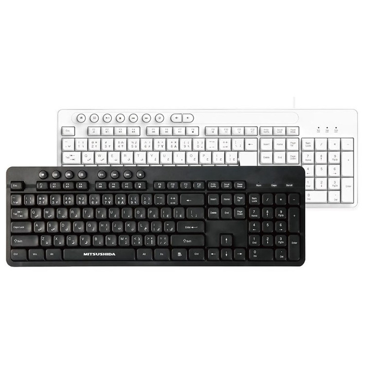 صفحه کلید سیم دار میتسوشیدا مدل KC-533