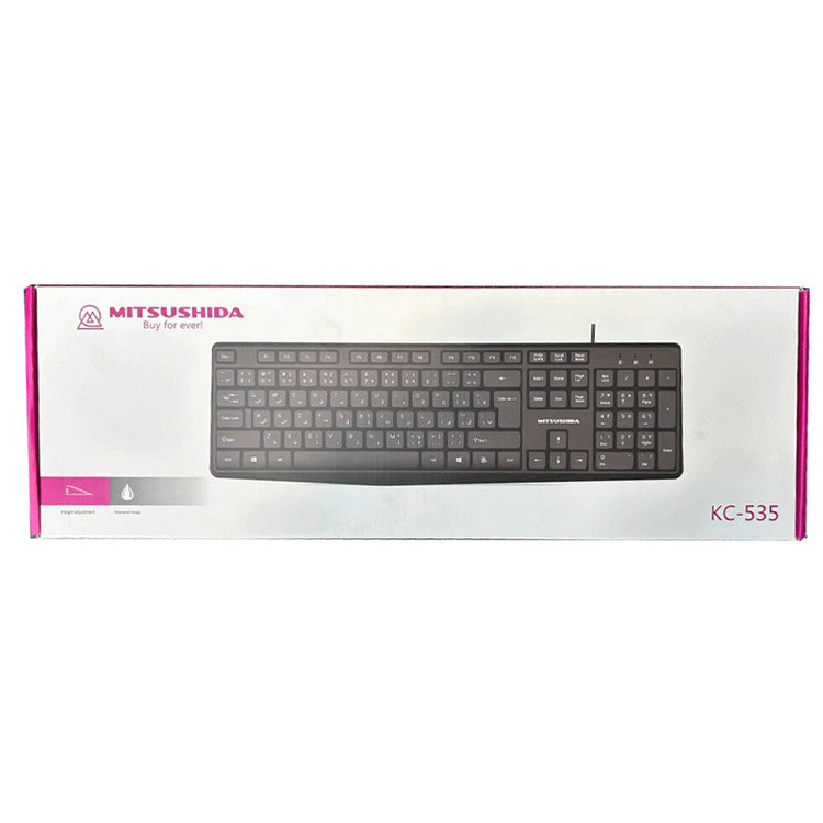 صفحه کلید سیم دار میتسوشیدا مدل KC-535