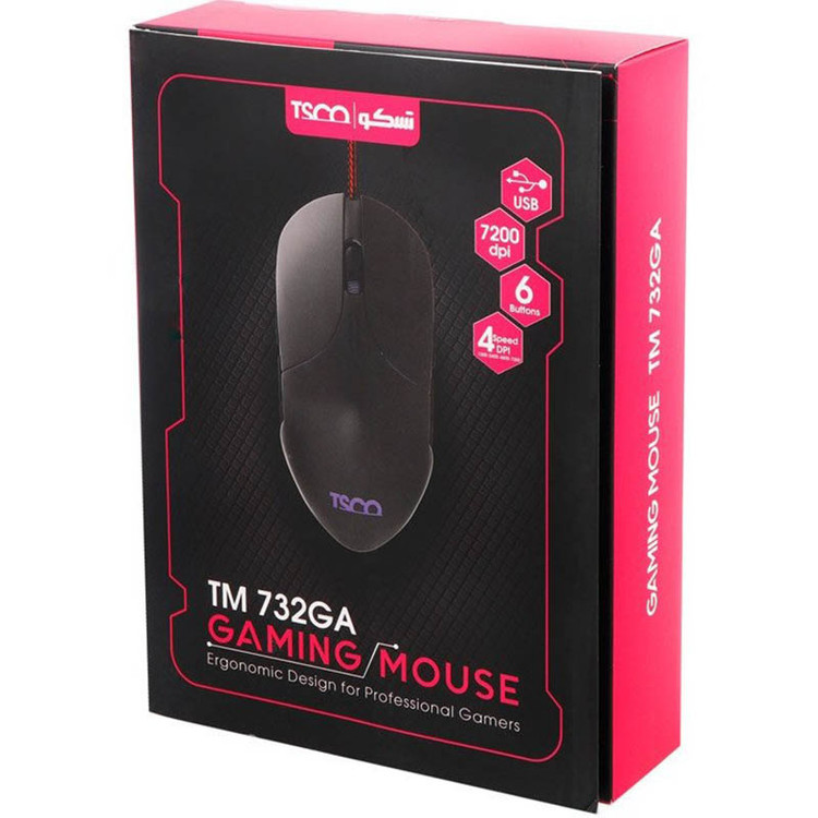 ماوس گیمینگ تسکو مدل TM 732GA