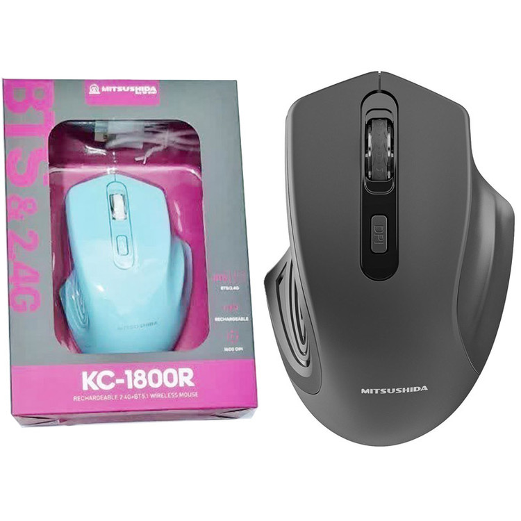 ماوس بی سیم قابل شارژ میتسوشیدا مدل KC-1800R دو کاره