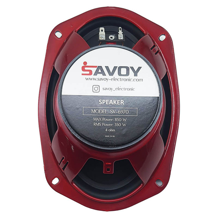 اسپیکر خودرو ساووی مدل SV-6970 خربزهای 850 وات بسته 2 عددی