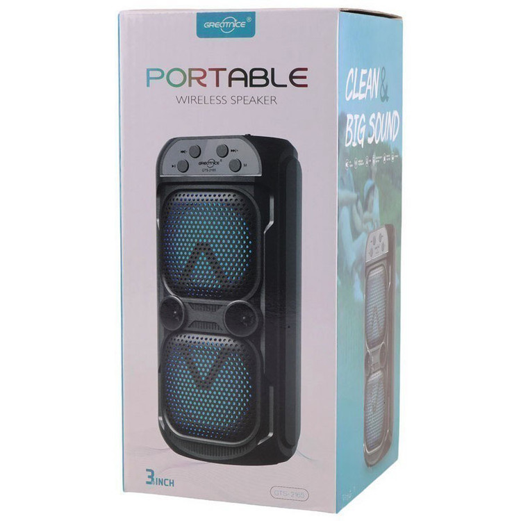 اسپیکر بلوتوثی قابل حمل گریت نایس مدل GTS-2165
