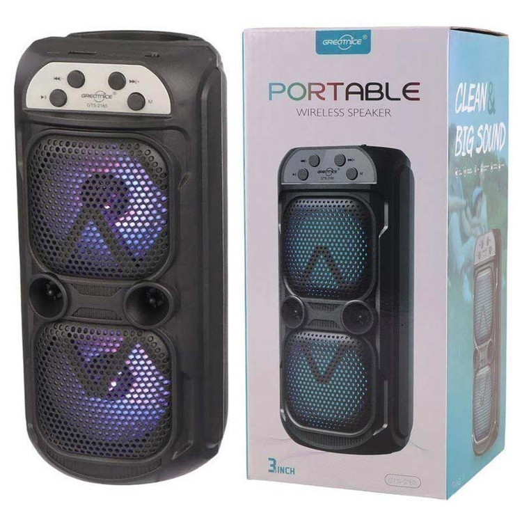 اسپیکر بلوتوثی قابل حمل گریت نایس مدل GTS-2165