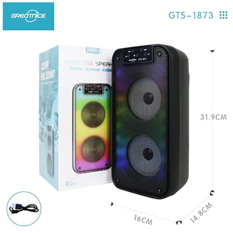 اسپیکر بلوتوثی قابل حمل گریت نایس مدل GTS-1873