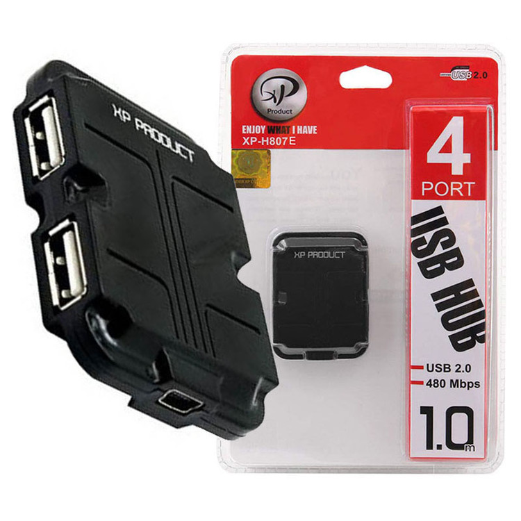 هاب 4 پورت USB 2.0 ایکس پی مدل XP-H807