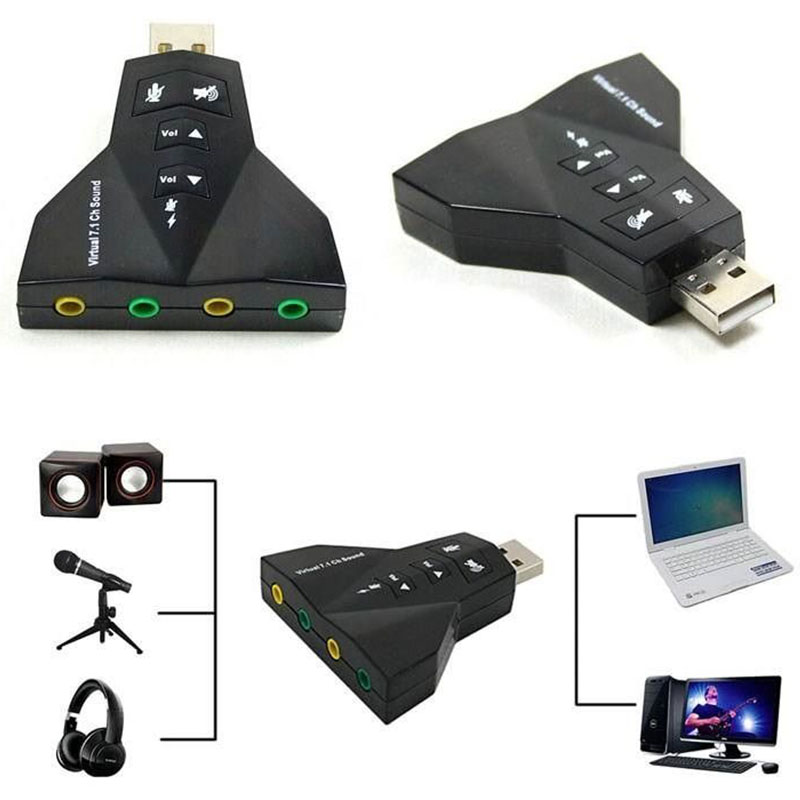 کارت صدا اکسترنال ولوم دار ایکس پی مدل XP-U41