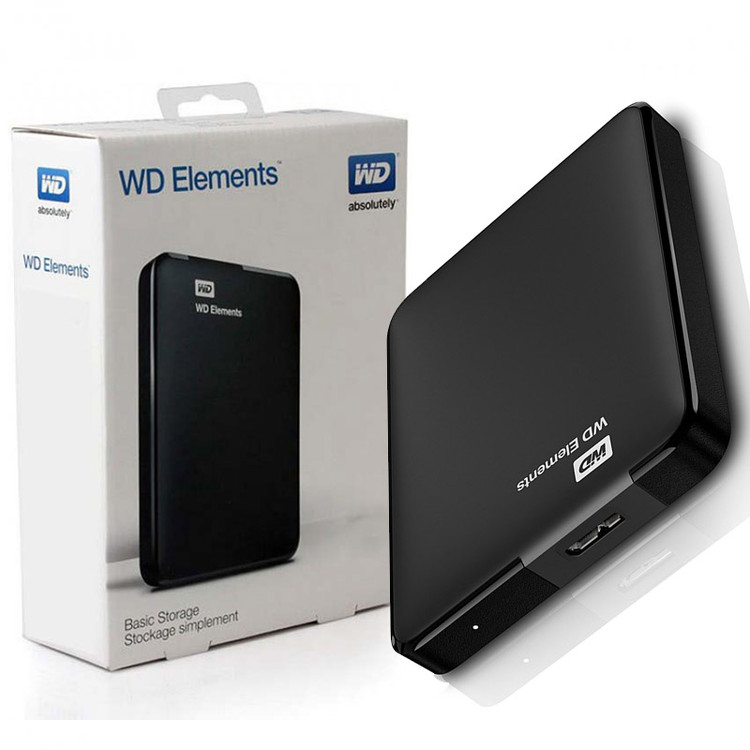 باکس هارد 2.5 اینچی USB3.0 وسترن دیجیتال مدل Elements