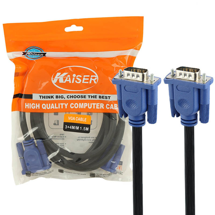 کابل VGA کایزر مدل 4+3 طول 1.5 متر