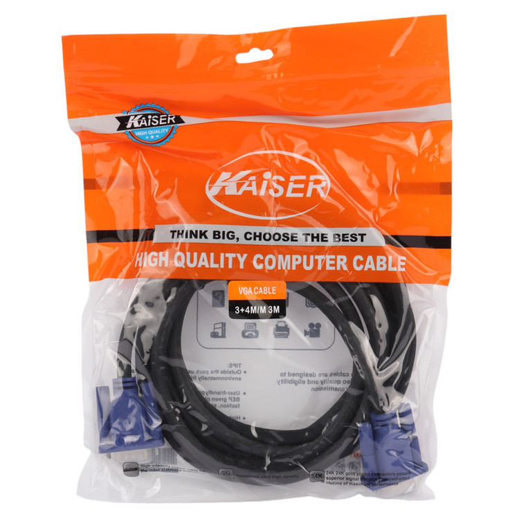 کابل VGA کایزر مدل 4+3 طول 3 متر
