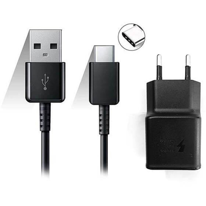 شارژر دیواری سامسونگ مدل S10 Plus به همراه کابل تایپ سی
