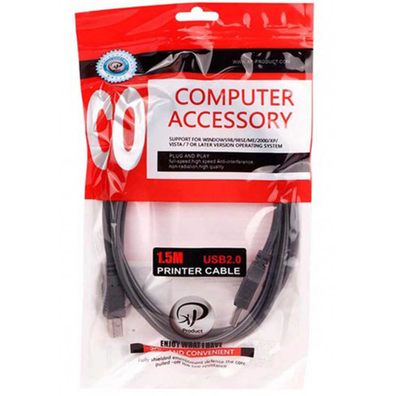 کابل شارژ ذوزنقه ای Usb به Miniusb مدل XP طول 1.5 متر