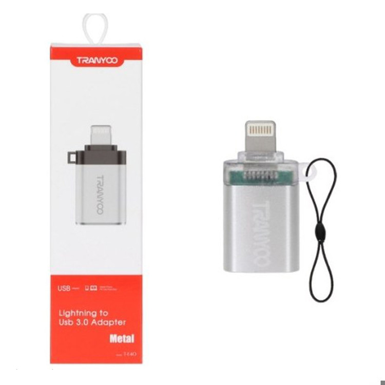 تبدیل OTG لایتینینگ به Usb3 ترانیو مدل T-E40