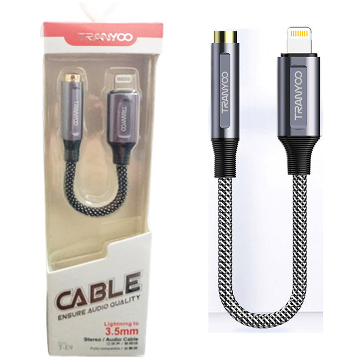 تبدیل لایتنینگ به جک 3.5 میلی متری ترانیو مدل T-E9