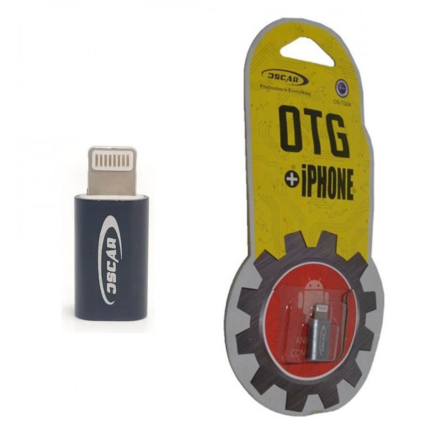 تبدیل OTG میکرو به لایتنینگ اسکار مدل OS-TG04
