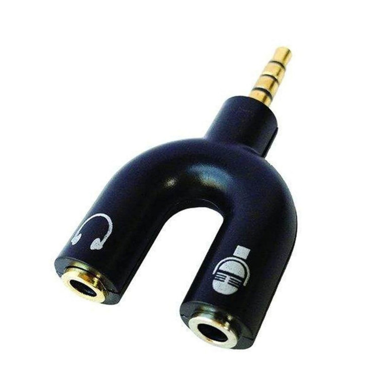تبدیل 1 به 2 RCA جک 3.5 میلی متری مدل U
