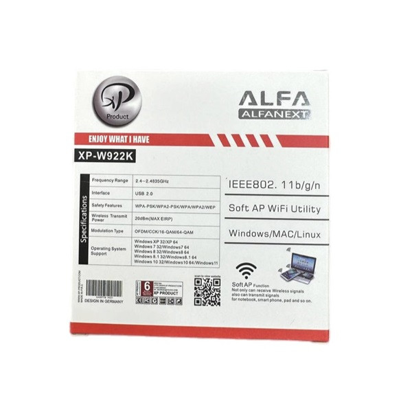 کارت شبکه بی سیم ایکس پی مدل XP-W922S