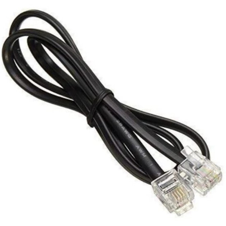 سیم تلفن چهار رشته 2 متری سوکت دار