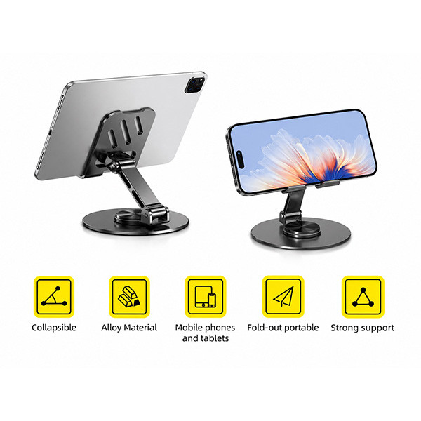پایه نگهدارنده رومیزی گوشی موبایل مدل 360 درجه