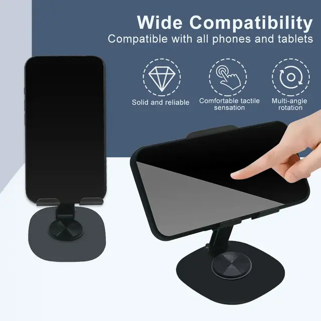 پایه نگهدارنده رومیزی گوشی موبایل مدل 360 درجه