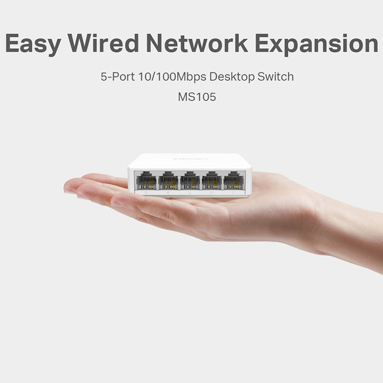 هاب سوییچ 5 پورت مرکوسیس مدل MS105