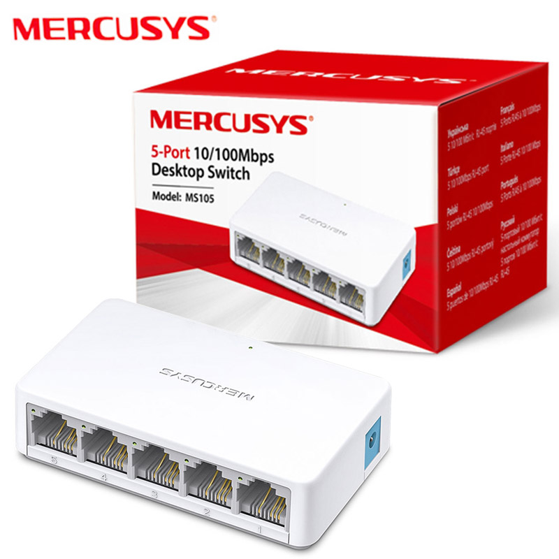 هاب سوییچ 5 پورت مرکوسیس مدل MS105