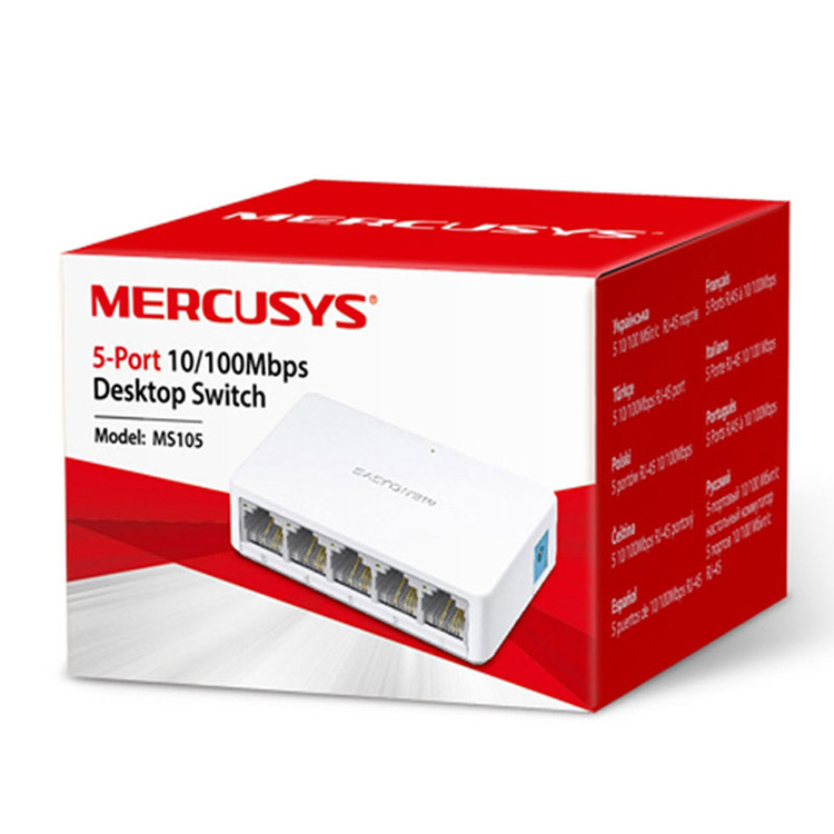 هاب سوییچ 5 پورت مرکوسیس مدل MS105