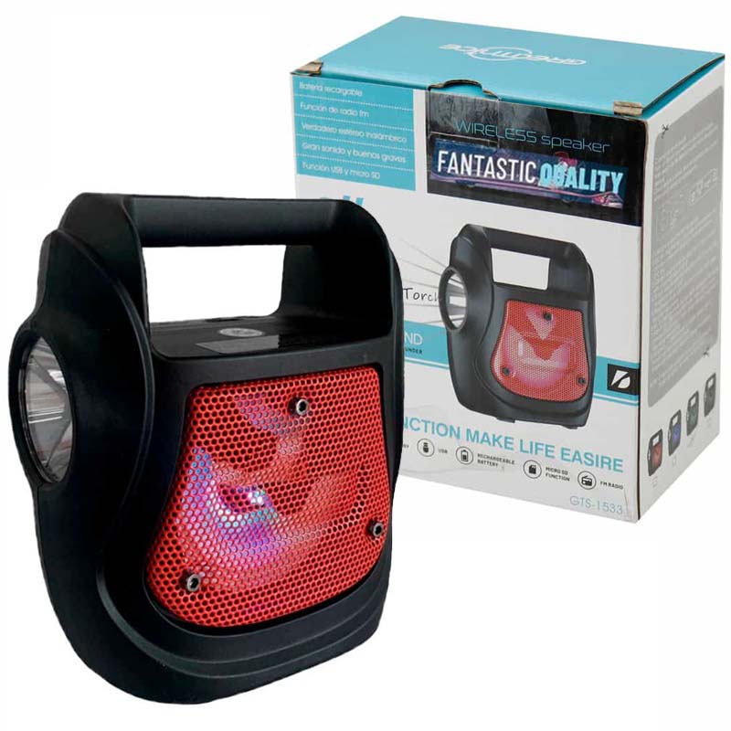 اسپیکر بلوتوثی قابل حمل گریت نایس مدل GTS-1533