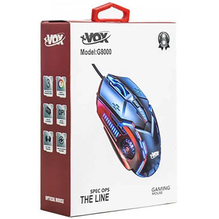 ماوس گیمینگ RGB ایکس وکس مدل G8000