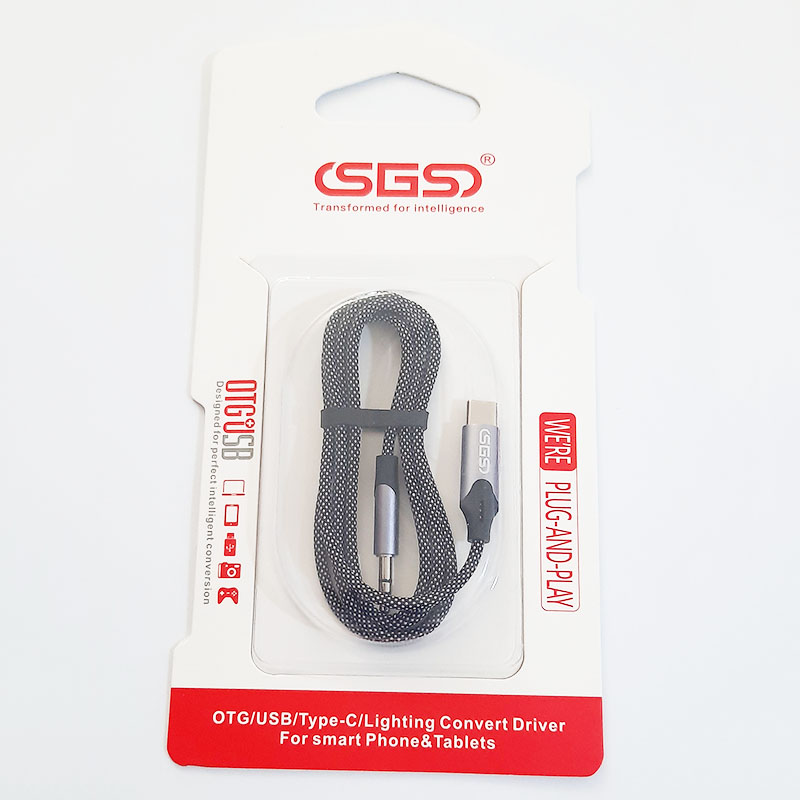 کابل تبدیل تایپ سی به AUX مدل SGS