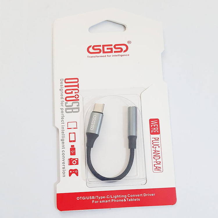 تبدیل تایپ سی به جک 3.5 میلی متری مدل SGS