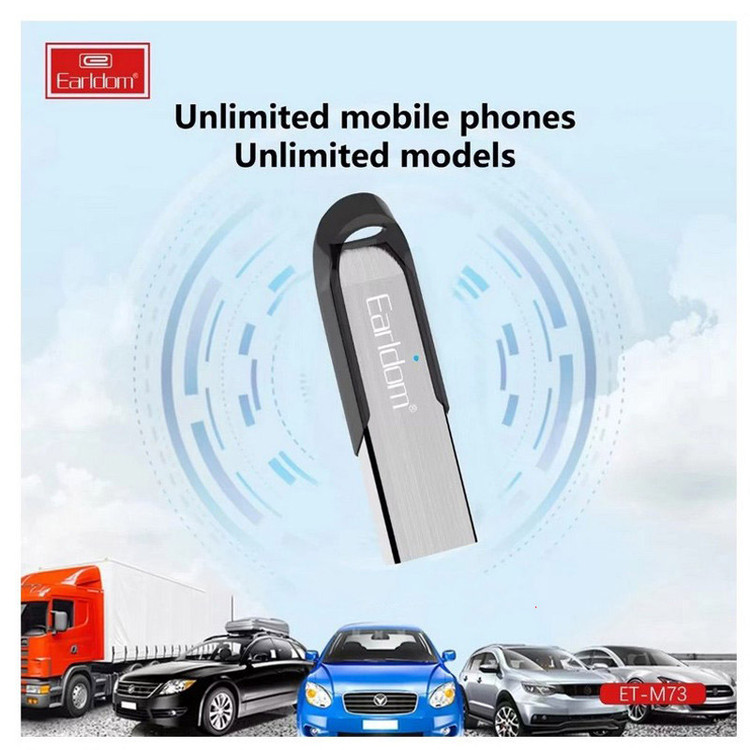 دانگل بلوتوث USB ارلدام مدل M73 | گیرنده بلوتوث خودرو Earldom