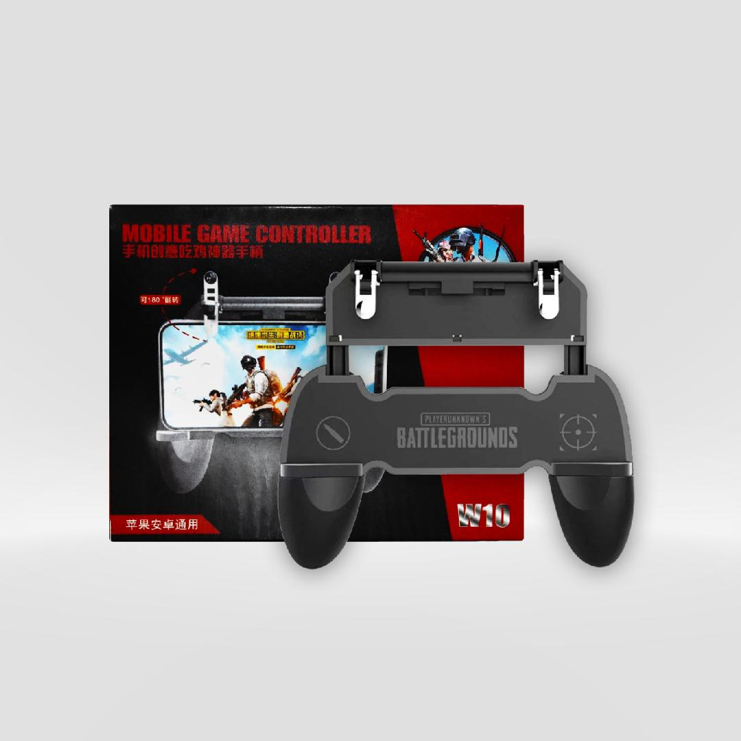 دسته بازی پابجی مدل W10 مناسب گوشی موبایل | تریگر گیمینگ PUBG و Call of Duty
