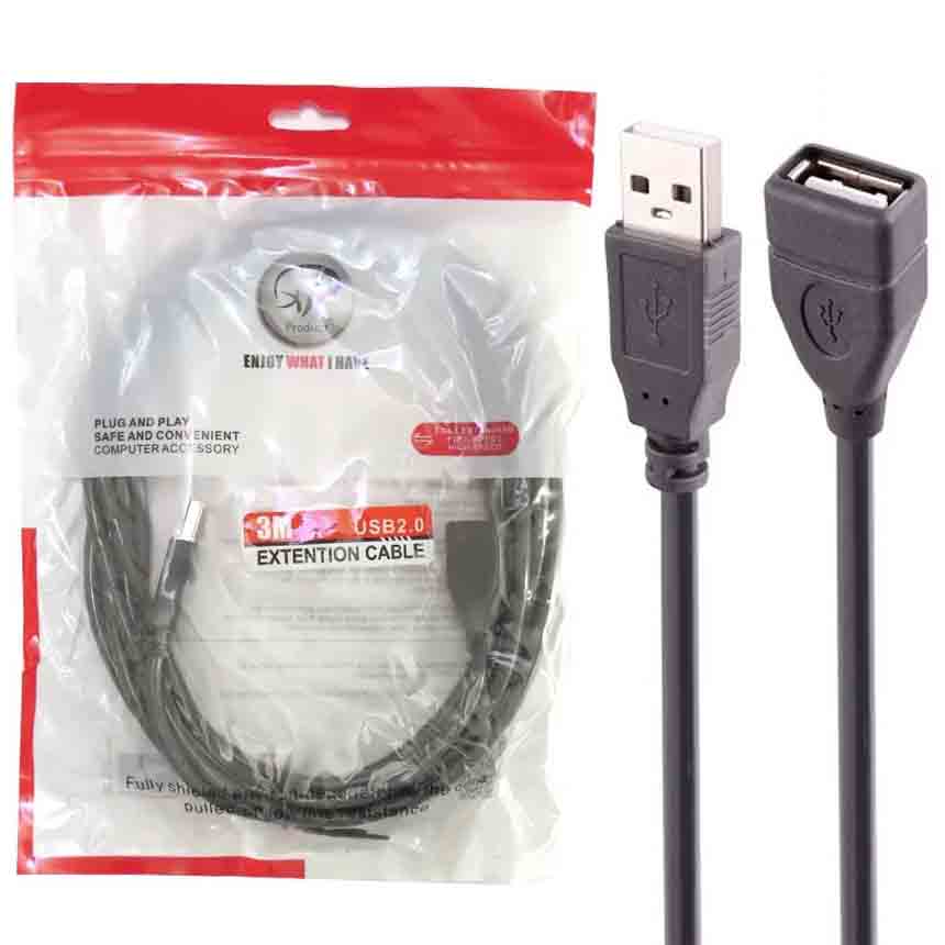 کابل افزایش طول USB 2.0 مدل ایکس پی طول 3 متر