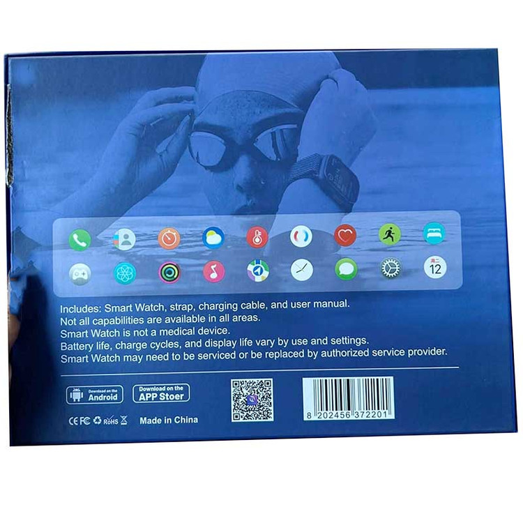 ساعت هوشمند F01 Ultra 3 مدل 49 میلیمتری با نمایشگر Super AMOLED و 7 بند سیلیکونی