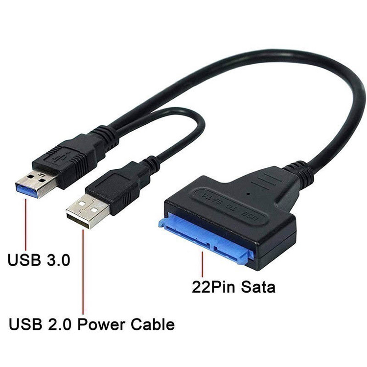 کابل تبدیل USB 3.0 به SATA 3.0 ایکس پی مدل XP-S3-843U