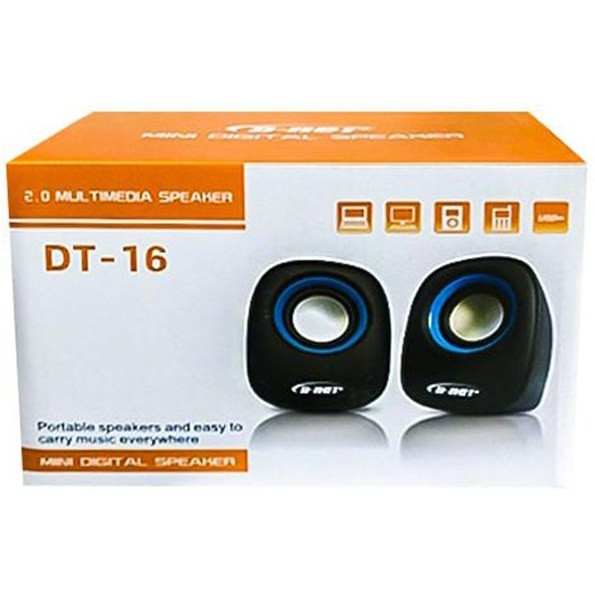 اسپیکر دسکتاپ دی نت مدل DT-16 | اسپیکر رومیزی کامپیوتر و لپ تاپ