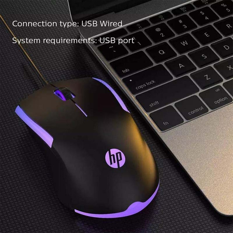 ماوس گیمینگ اچ پی مدل M160 اورجینال با نورپردازی RGB