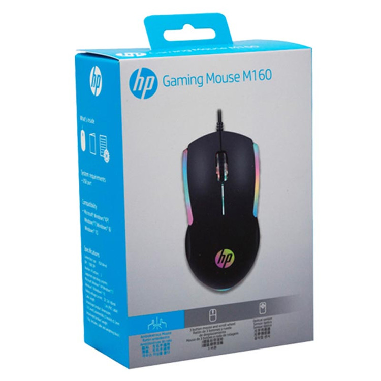ماوس گیمینگ اچ پی مدل M160 اورجینال با نورپردازی RGB