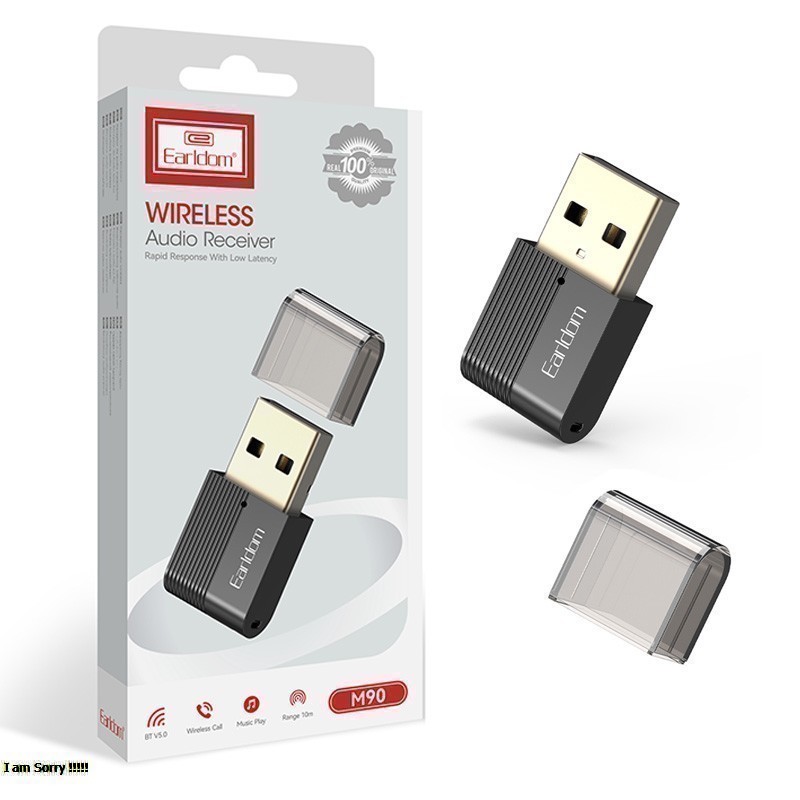 دانگل بلوتوث USB ارلدام مدل ET-M90 | گیرنده بلوتوث خودرو Earldom