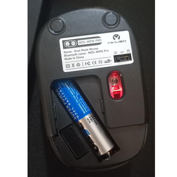 ماوس بی سیم میکوسو مدل MOS-W096 Pro دو حالته بلوتوث و دانگل