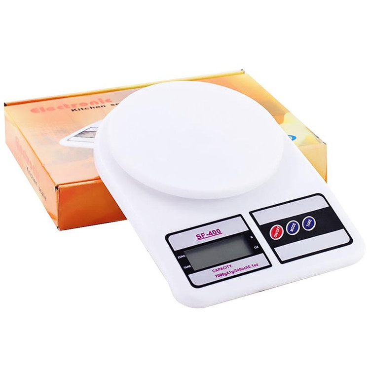 ترازوی آشپزخانه دیجیتال الکترونیک مدل SF-400 | ترازوی وزنکشی مواد غذایی